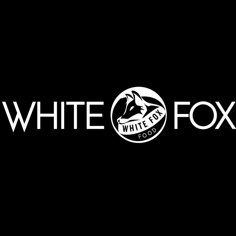 White Fox Food Logo